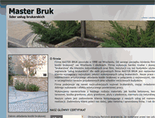 Tablet Screenshot of masterbruk.pl